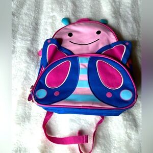 Skip Hop Zoo Little Kid Backpack Butterfly Toddler Pre-School Bag Purple Pink.